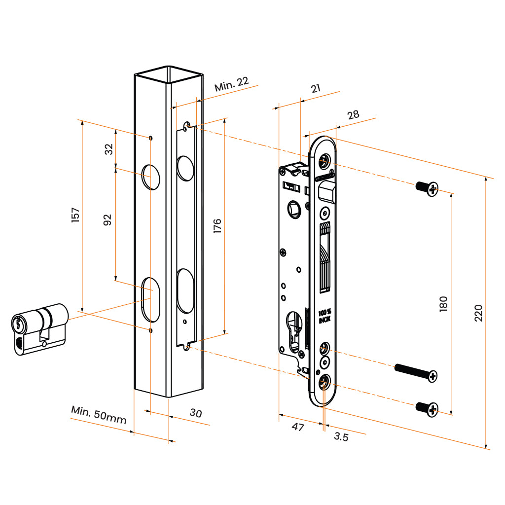 Gate Frame Section