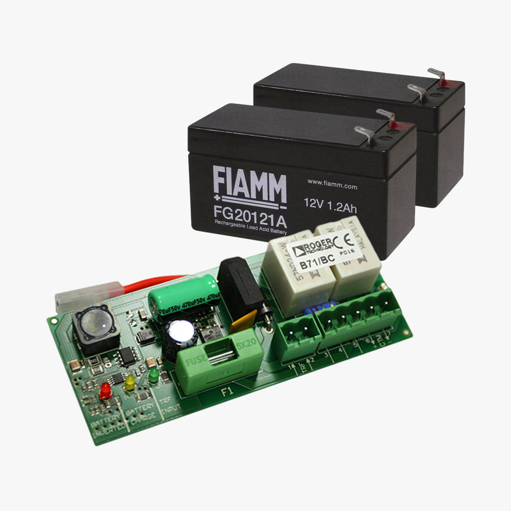 Battery Backup Kit for BH30 Medio Slide Gate Operator - Edgesmith