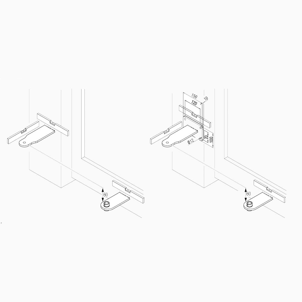 Smarty Long Bracket Dimensions | Edgesmith