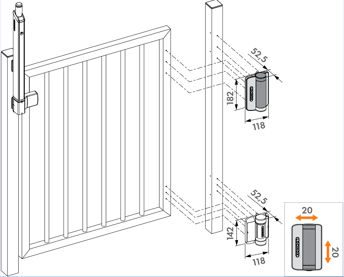 Caracal Closer Hinge