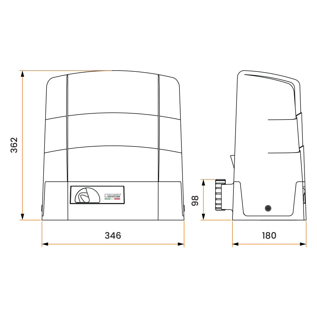 Grande, 2200kg, 100% Duty Cycle