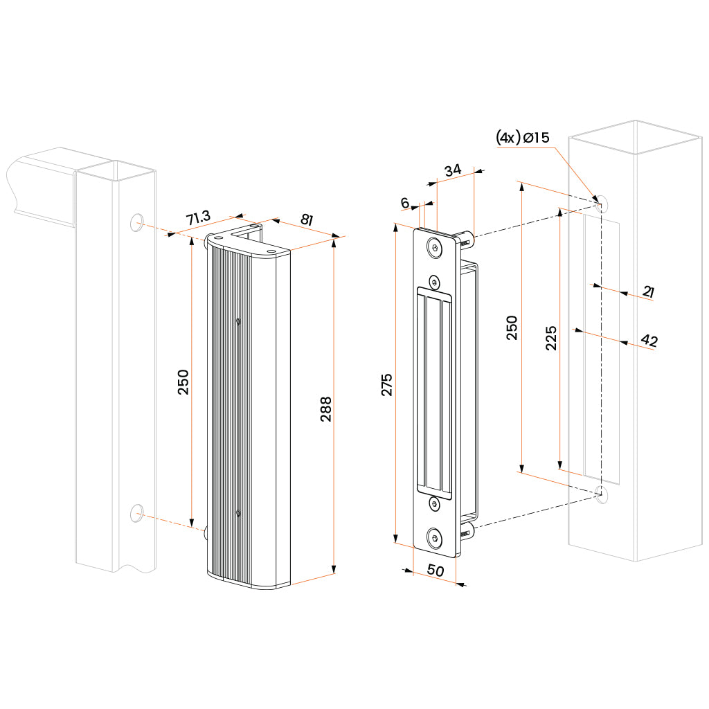 Integrated Mag Lock