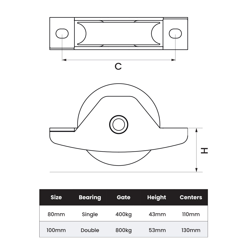 Hi-Clearance Rebate Wheel