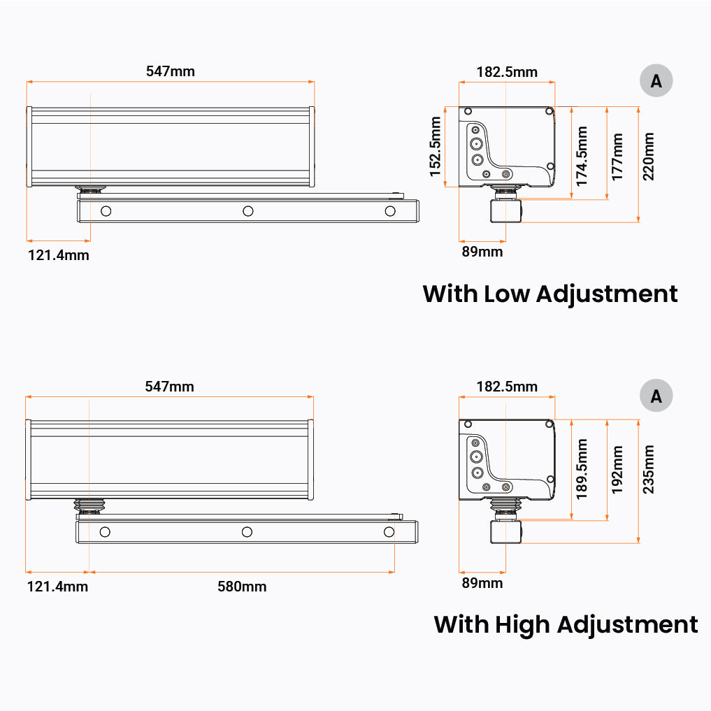 Navi for Doors, 300kg, 100% Duty Cycle