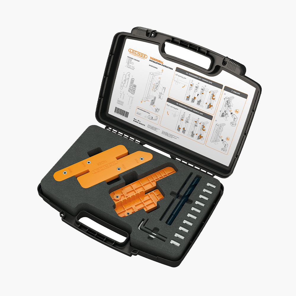 Drill Jig for Tiger Hinge | Edgesmith