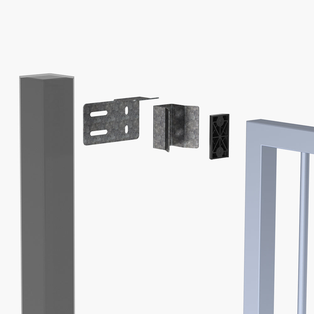 Boss Hardware Slide Gate End Catch by Boss Hardware | Edgesmith