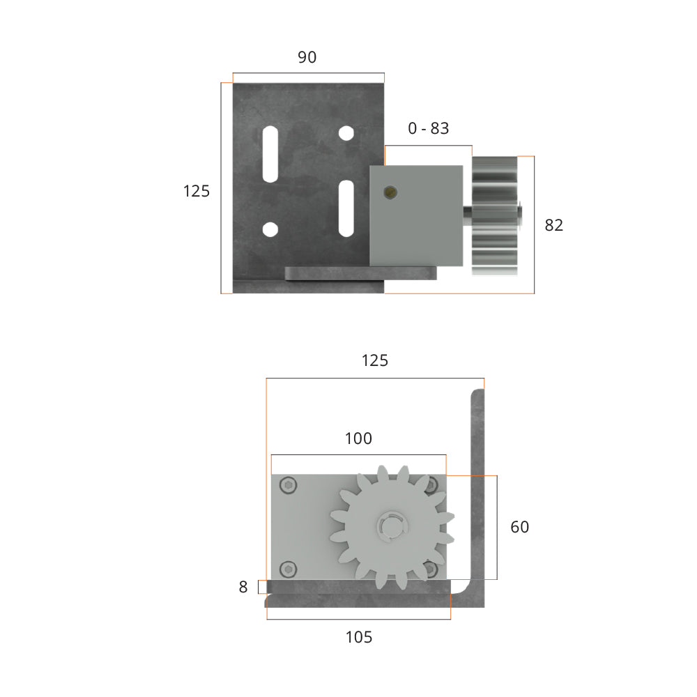 Hydraulic Damper for Sloping Gates | Edgesmith